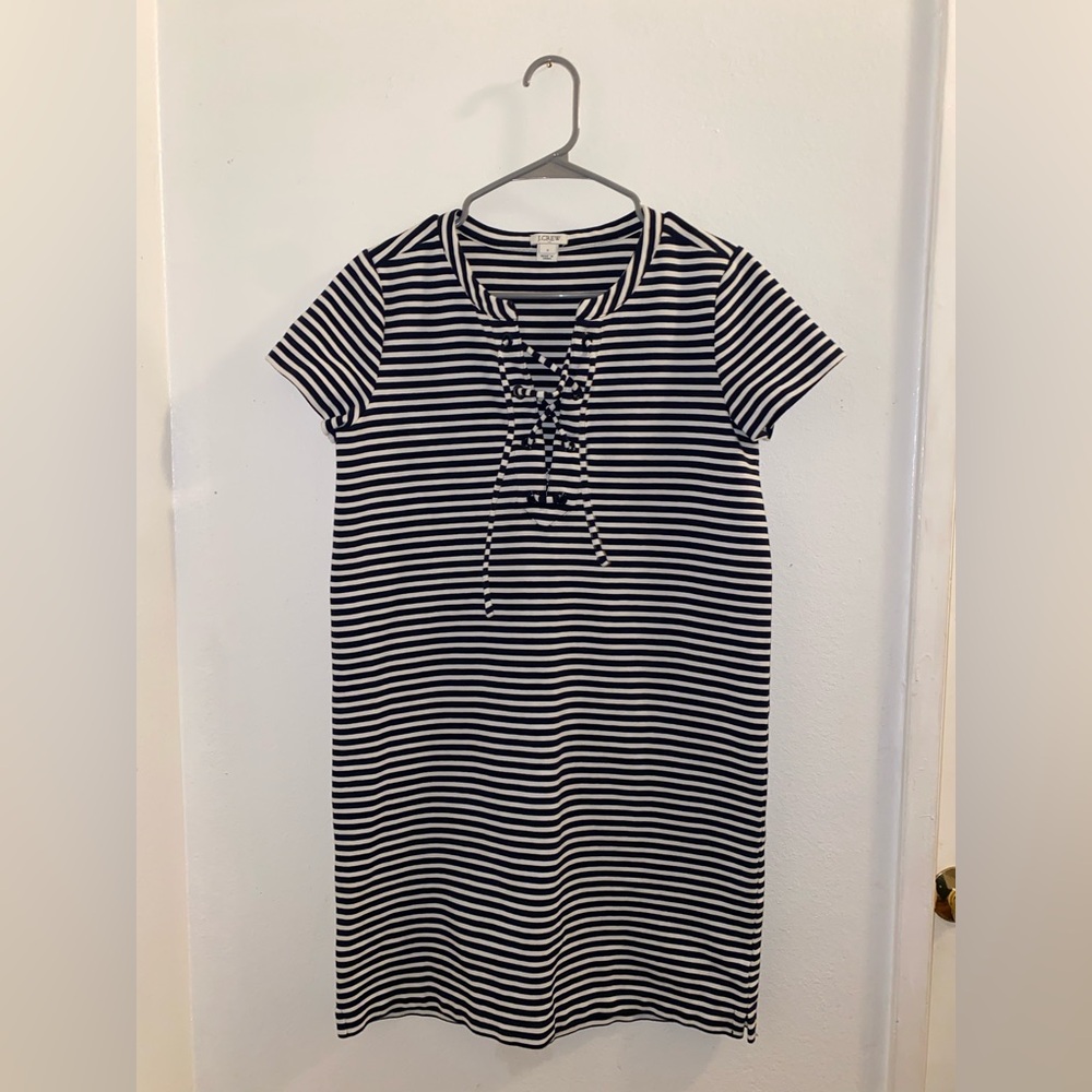 J.crew women’s size small striped mini midi career work boho classy dress